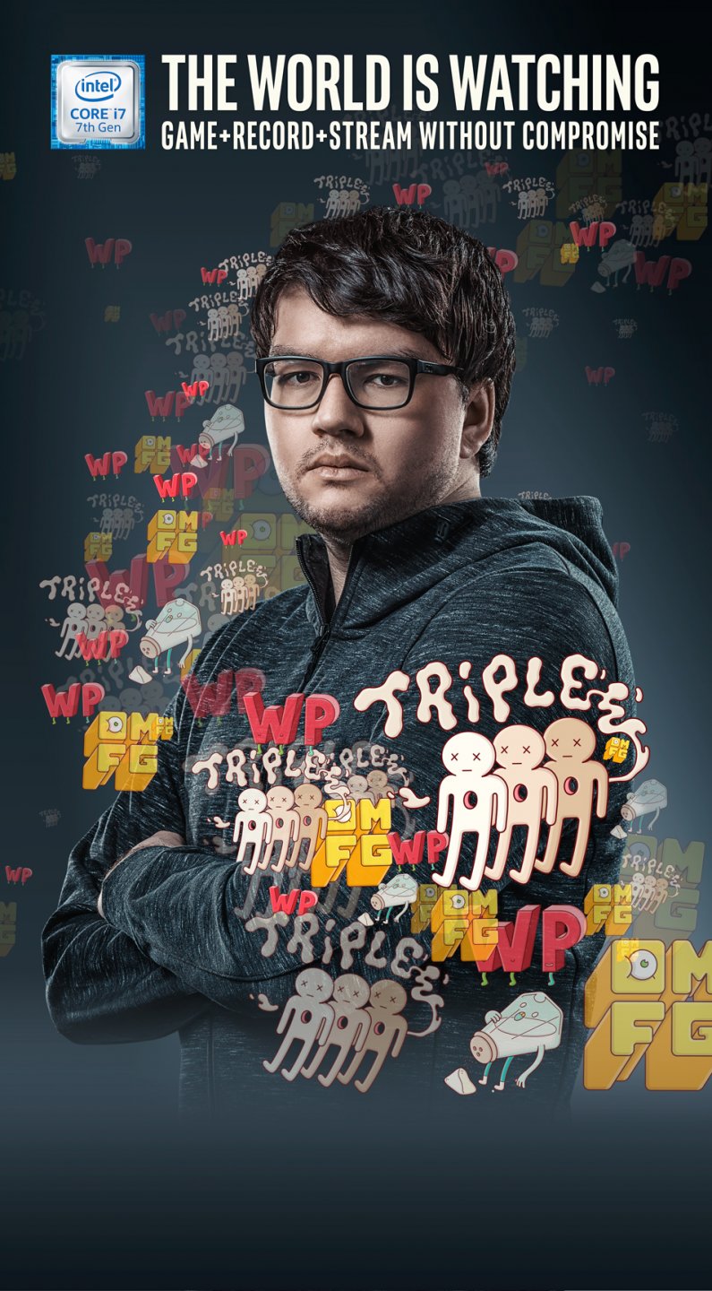 INTEL一組廣告